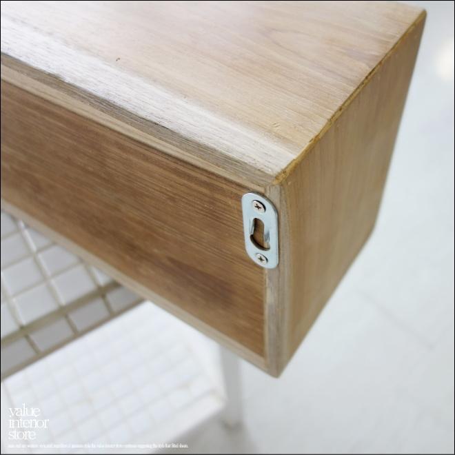 チークウォールシェルフ88N 収納棚 ウォールラック 壁掛収納 壁掛 キッチンシェルフ 飾り棚 手作り 真鍮金物 総無垢 送料無料 幅88cm |  | 05