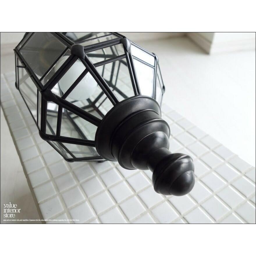 真鍮ガラスペンダントライトF/DIN エスニック カットガラス ランプシェード ブラス レトロ調 手作り ガラスライト 天井照明器具 |  | 04