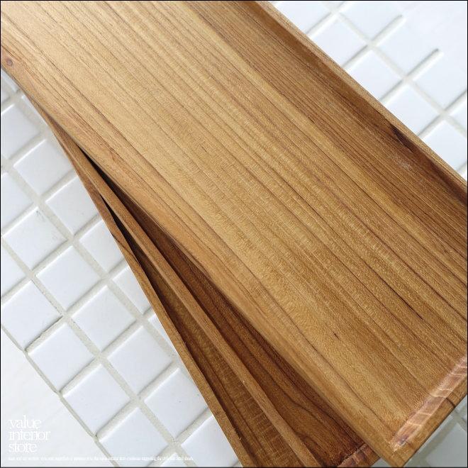 チーク材 長皿/角40cm 木皿 寿司皿 平皿 前菜皿 ロングプレート 木の皿 お皿 和食器 無垢材食器 ウッドトレイ 銘木食器 |  | 08