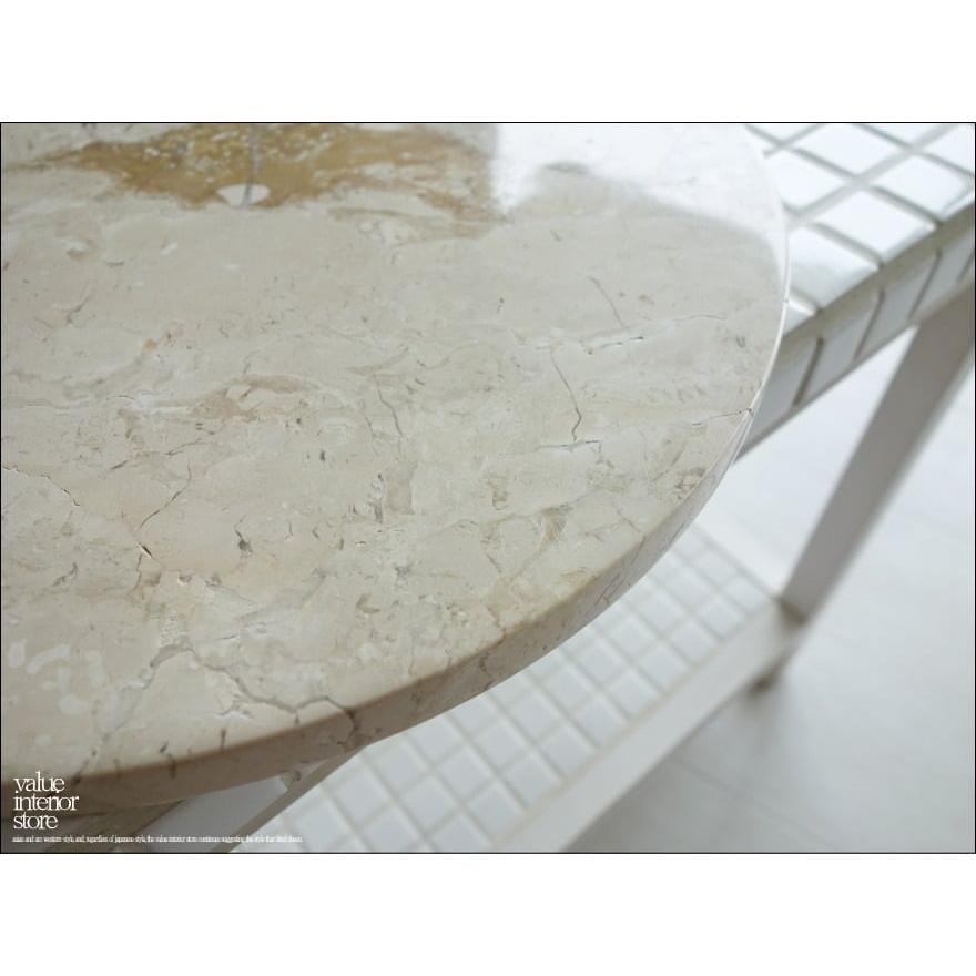 大理石トレイCir-IV 天然大理石 マーブルトレイ 飾り台 小物置き 円形 フラット 自然石 トレー 洗面用品置き Φ30cm 重さ3kg |  | 01