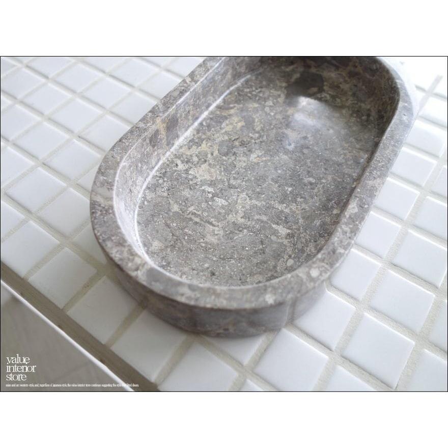 大理石トレイOV-GY アクセサリートレイ マーブルトレイ 小物入れ 天然大理石 洗面用品置き アクセサリートレイ 本大理石 W20 x D12cm |  | 01