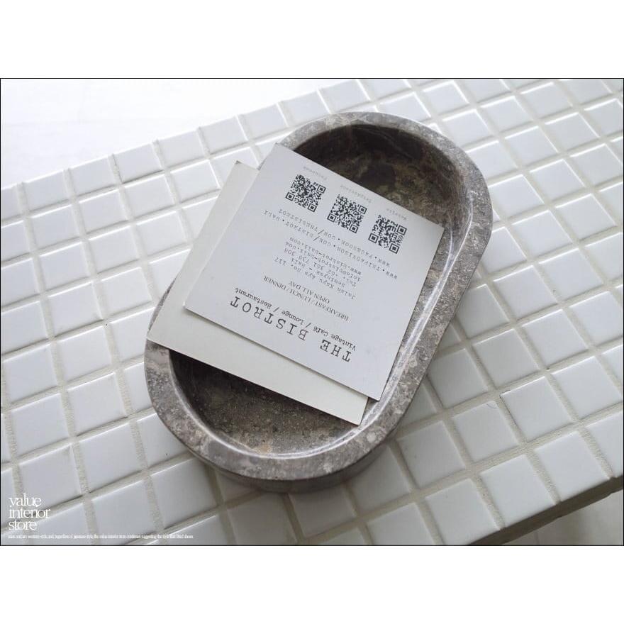 大理石トレイOV-GY アクセサリートレイ マーブルトレイ 小物入れ 天然大理石 洗面用品置き アクセサリートレイ 本大理石 W20 x D12cm |  | 03