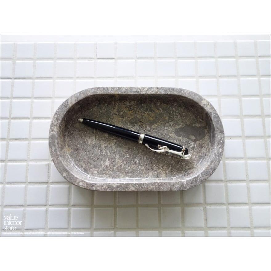 大理石トレイOV-GY アクセサリートレイ マーブルトレイ 小物入れ 天然大理石 洗面用品置き アクセサリートレイ 本大理石 W20 x D12cm |  | 04