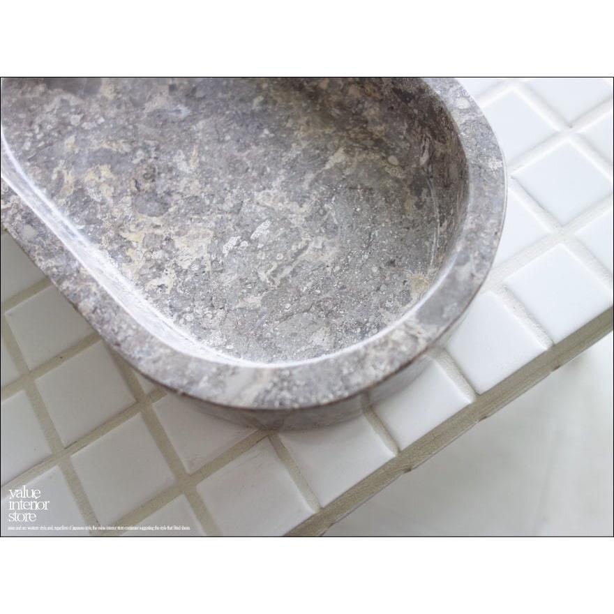 大理石トレイOV-GY アクセサリートレイ マーブルトレイ 小物入れ 天然大理石 洗面用品置き アクセサリートレイ 本大理石 W20 x D12cm |  | 06