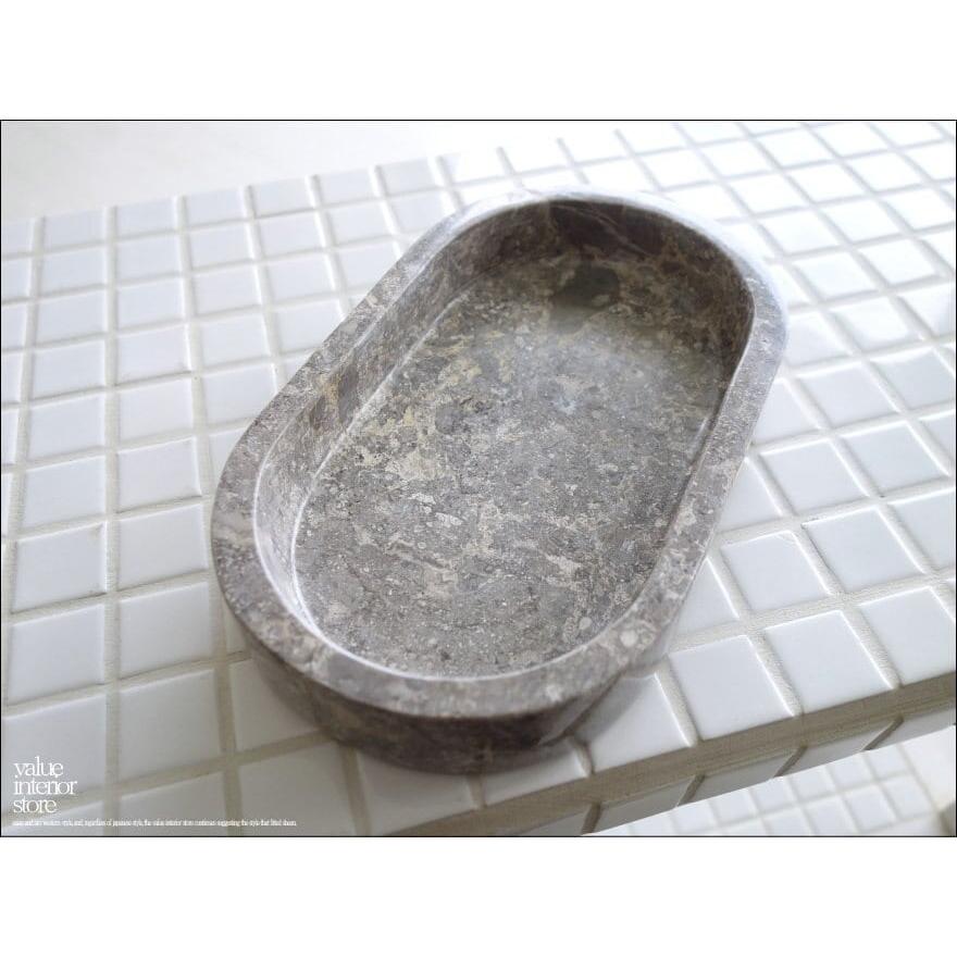 大理石トレイOV-GY アクセサリートレイ マーブルトレイ 小物入れ 天然大理石 洗面用品置き アクセサリートレイ 本大理石 W20 x D12cm |  | 07