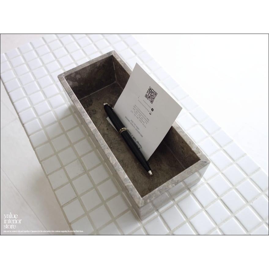 大理石トレイSQ-GYW23cm マーブルトレー サニタリー ソープボトルトレー 小物入れ 自然石 洗面用品置き トレー 本大理石 W23 x D10 x H7cm |  | 03