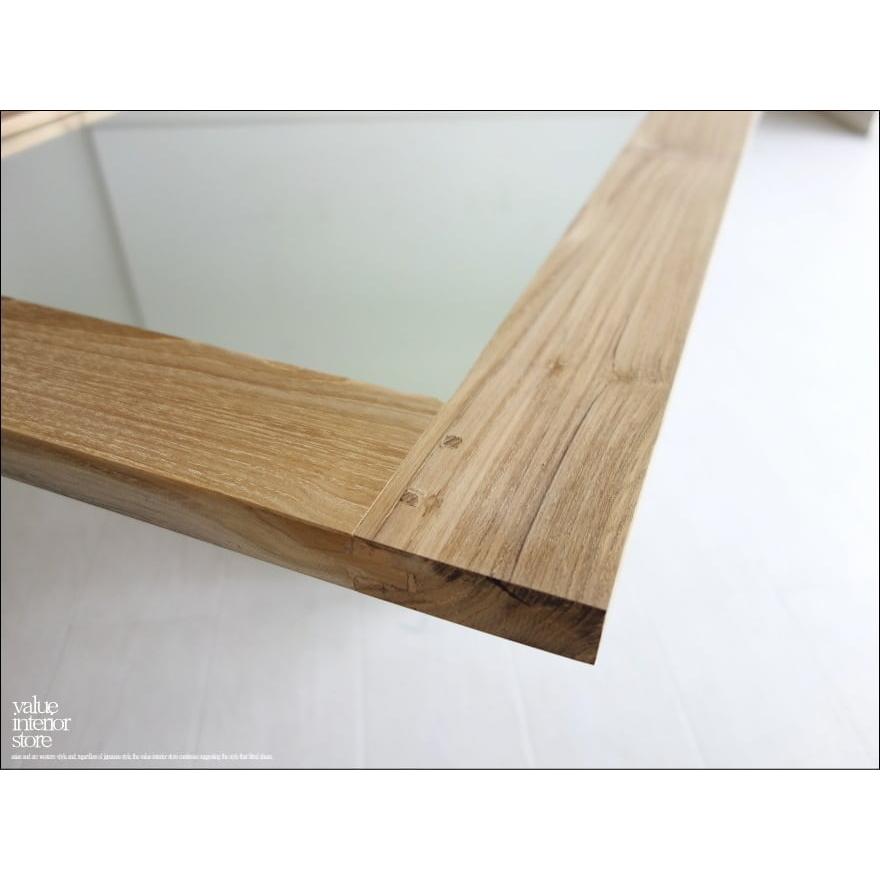 チーク総無垢 ミラーN/1 姿見 鏡 全身鏡 新品 壁掛け 大型 ナチュラル 木目 シンプル 手作り ハンドメイド 銘木家具 送料無料 W60xH145cm |  | 03