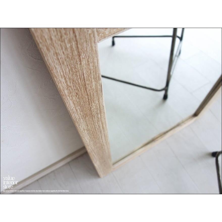 チーク総無垢 ミラーNW80 鏡 壁掛けミラー 洗面鏡 壁掛け鏡 木目 シャビー 手作り ハンドメイド 無垢材 銘木家具 送料無料 W60xH80cm |  | 01