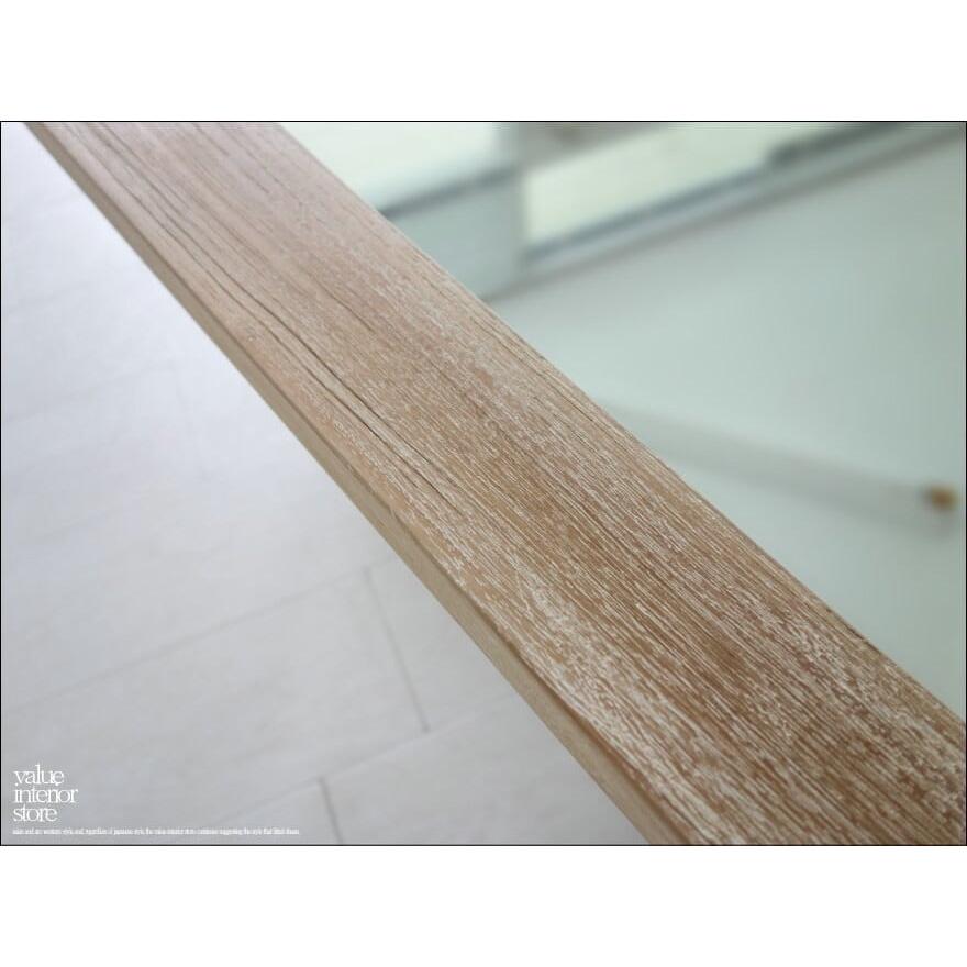 チーク総無垢 ミラーNW80 鏡 壁掛けミラー 洗面鏡 壁掛け鏡 木目 シャビー 手作り ハンドメイド 無垢材 銘木家具 送料無料 W60xH80cm |  | 07