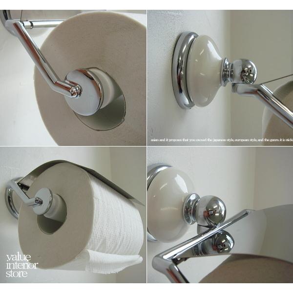 芯付き トイレットペーパーホルダー 新品 トイレペーパーホルダー ロールホルダー ステンレス製 トイレ用品 モダン ◆V_S House◆D 7651 |  | 01