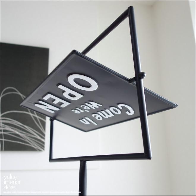 サインスタンドB/R 看板 OPEN/CLOSE 店舗什器 オープン / クローズ 店舗用品 カフェ看板 スタンド型 開店準備 V_S D |  | 03