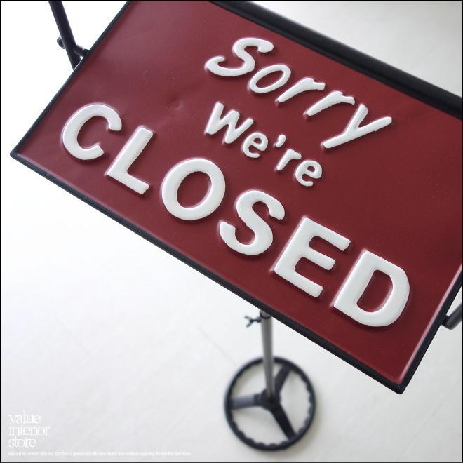 サインスタンドB/R 看板 OPEN/CLOSE 店舗什器 オープン / クローズ 店舗用品 カフェ看板 スタンド型 開店準備 V_S D |  | 05