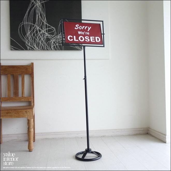 サインスタンドB/R 看板 OPEN/CLOSE 店舗什器 オープン / クローズ 店舗用品 カフェ看板 スタンド型 開店準備 V_S D |  | 06