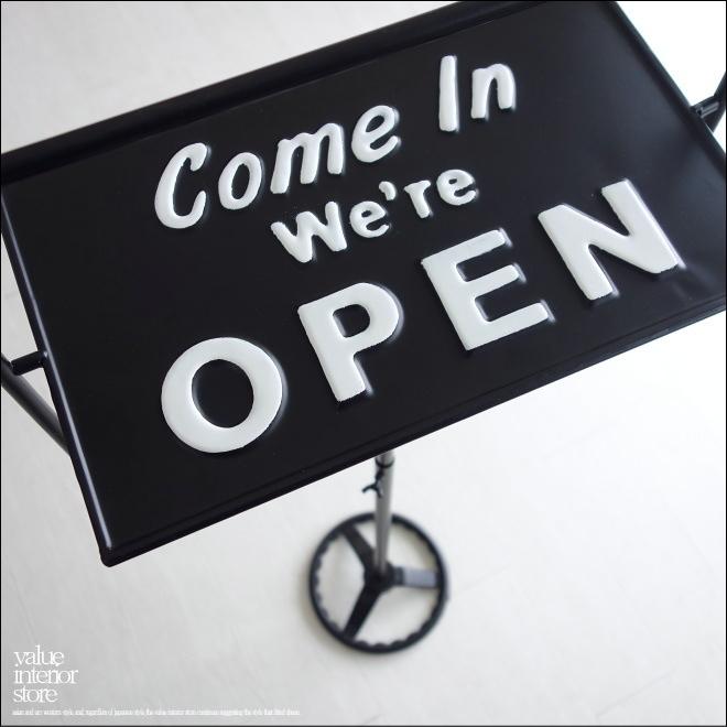 サインスタンドB/R 看板 OPEN/CLOSE 店舗什器 オープン / クローズ 店舗用品 カフェ看板 スタンド型 開店準備 V_S D |  | 07