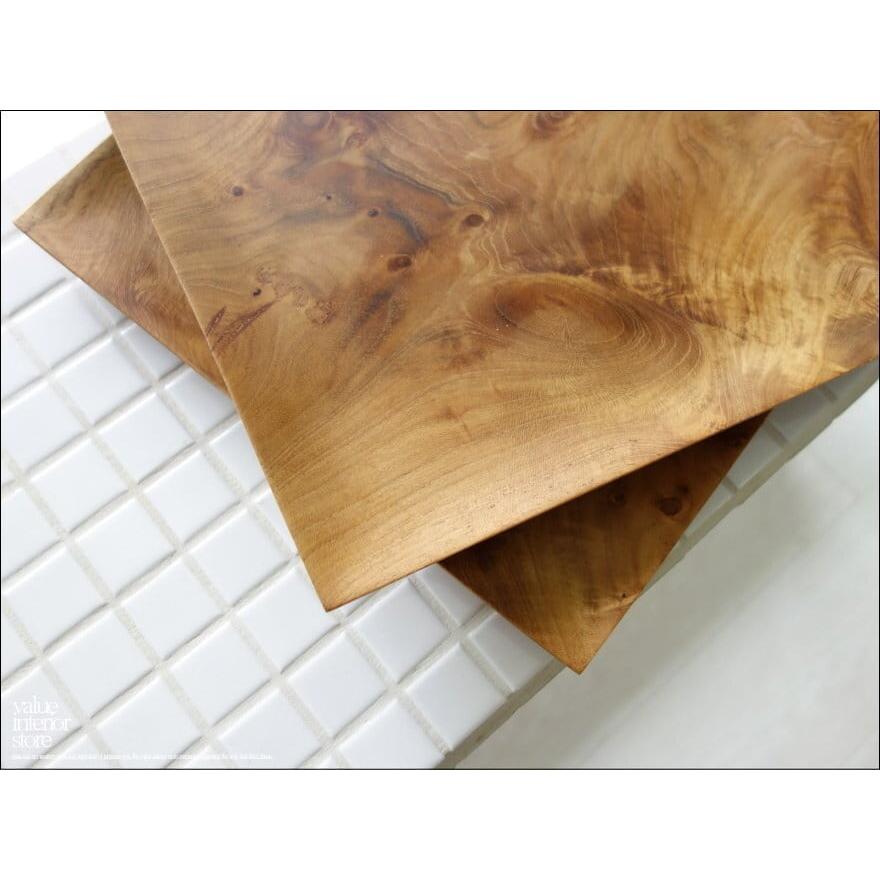 チーク材 スクエアプレートW25 木皿 平皿 パスタプレート 木の皿 和食器 ディナープレート 洋食器 ナチュラル 無垢 手作り 銘木 25x25cm |  | 01