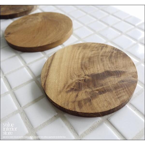 チークコースターNA/4枚セット コップ敷き コップ受け グラスマット 無垢 カフェ用品 シンプル 天然木 ナチュラル 銘木 総無垢材 木製 |  | 05