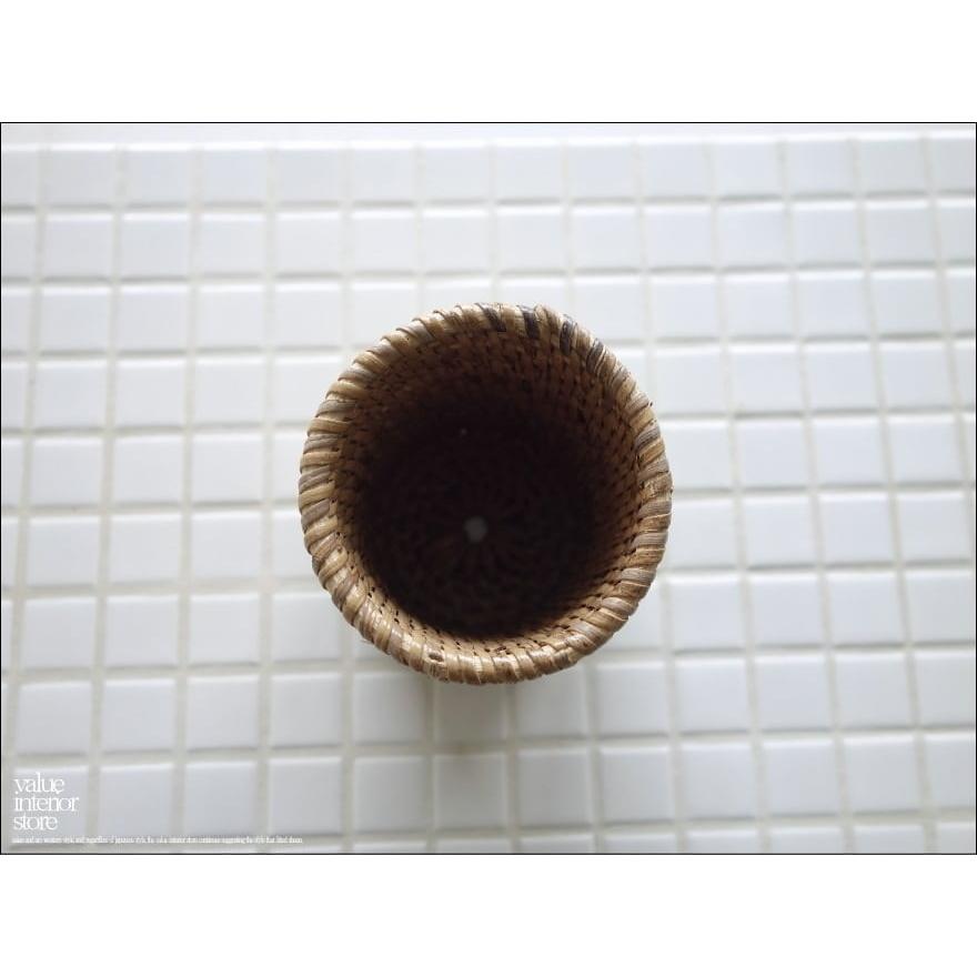 ラタンカトラリースタンドN ペンスタント 箸立て 手編みホルダー 箸たて キッチン収納 ナチュラルホワイト 籐 ハンドメイド 自然素材 |  | 04
