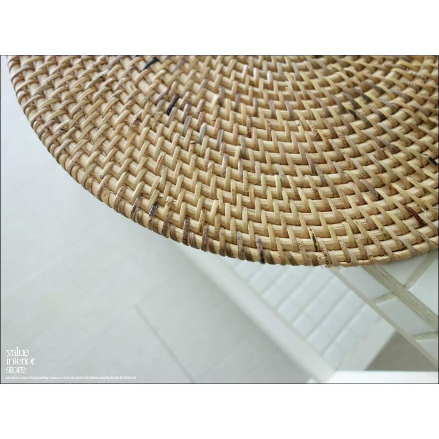 ラタン ランチョンマットNA 手編みマット 敷物 テーブルウェア 円形 籐 キッチン雑貨 ナチュラル  プレイスマット 自然素材 Φ35cm |  | 01