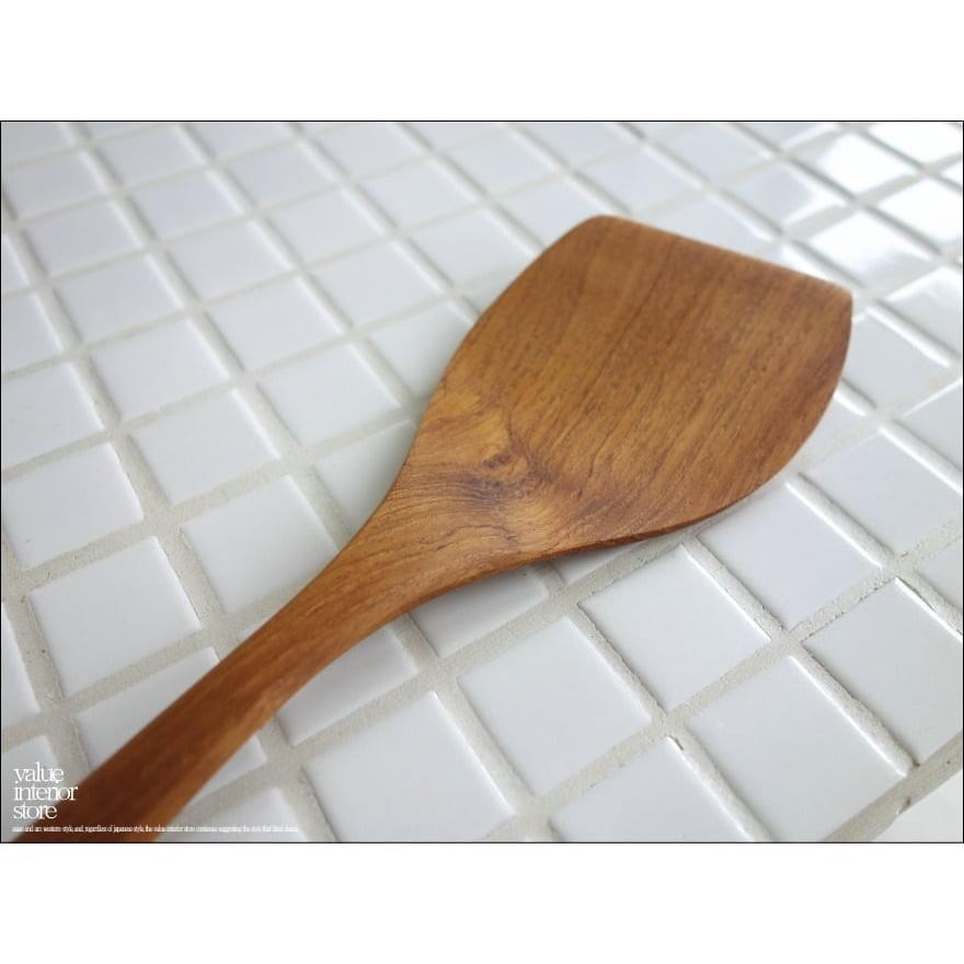 チーク無垢材フライ返し へら ヘラ キッチンツール ナチュラル 木製 調理器具 手作り 銘木 本チーク 天然木 自然素材 天然素材 長さ約29c |  | 01
