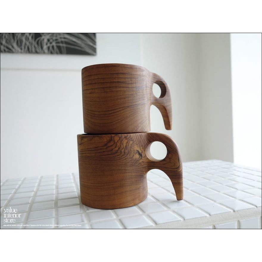 チークカップZou コーヒーカップ マグカップ 木製カップ 木のコップ ティーカップ 木製食器 新品 ナチュラル 手作り 無垢材 世界三大銘木 |  | 02