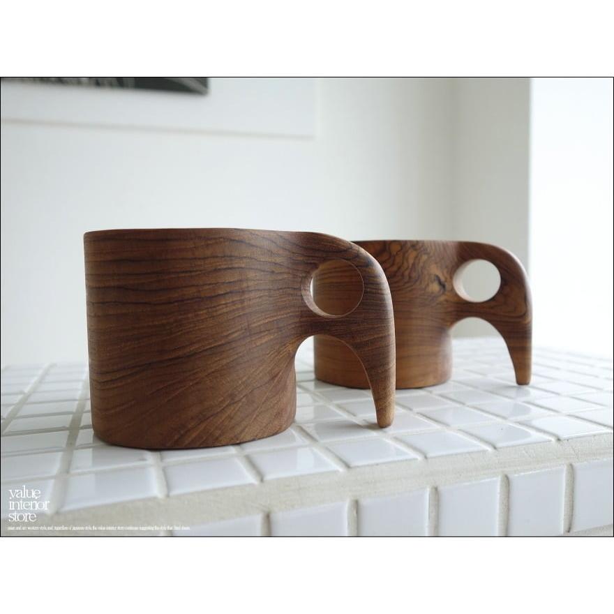 チークカップZou コーヒーカップ マグカップ 木製カップ 木のコップ ティーカップ 木製食器 新品 ナチュラル 手作り 無垢材 世界三大銘木 |  | 04