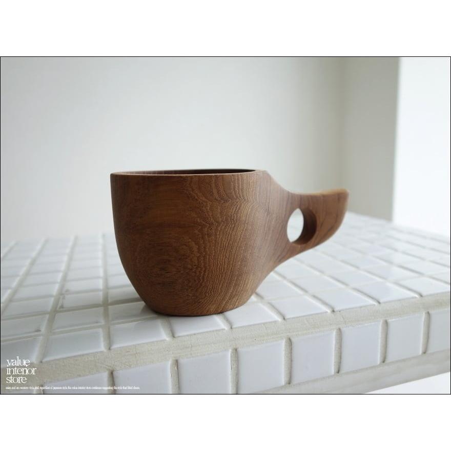 チークカップRis コーヒーカップ 木のコップ マグカップ 木製カップ ティーカップ 木製食器 新品 ナチュラル 手作り 無垢材 世界三大銘木 | 