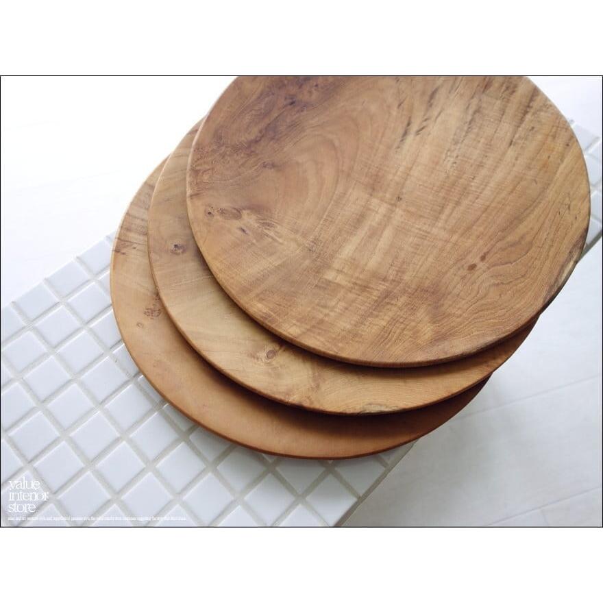 チーク材 プレート丸30cm 木皿 丸皿 円形 大皿 木製食器 チーク材 プレート丸30cm 木皿 丸皿 円形 大皿 木製食器