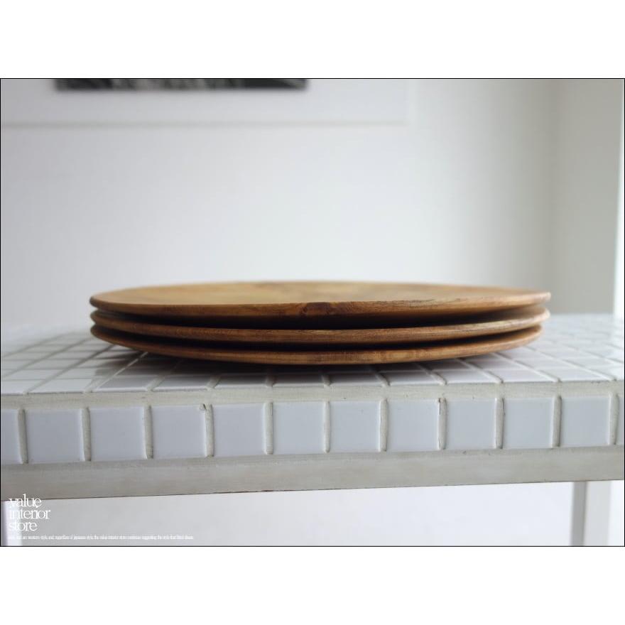 チーク材 プレート丸30cm 木皿 丸皿 円形 大皿 木製食器 チーク材 プレート丸30cm 木皿 丸皿 円形 大皿 木製食器