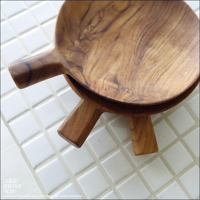 チーク無垢材 ハンドルプレート丸S 小皿 木のお皿 お皿 ソーサー 木製プレート アウトドア食器 取り皿 木製食器 手作り |  | 03