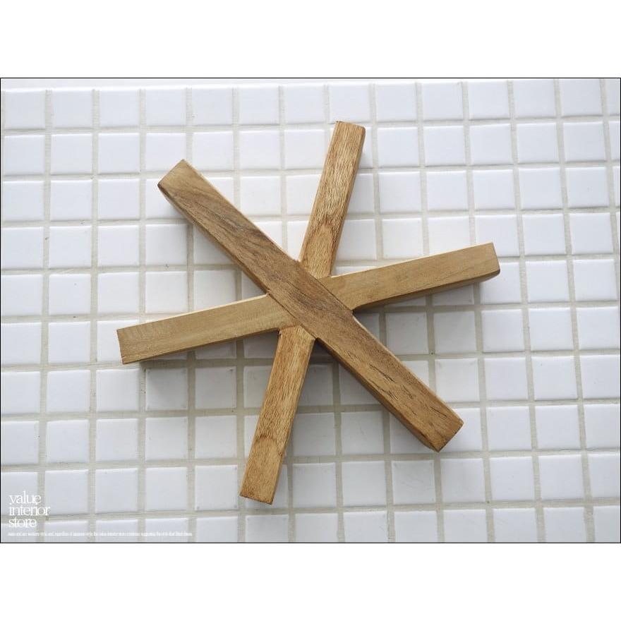 総無垢 チークトリベットNA 鍋敷き 天然木 新品 手作り 銘木 ナチュラル 手作り シンプル 木製 キッチン雑貨 和 天然素材 ◆V_S |  | 01