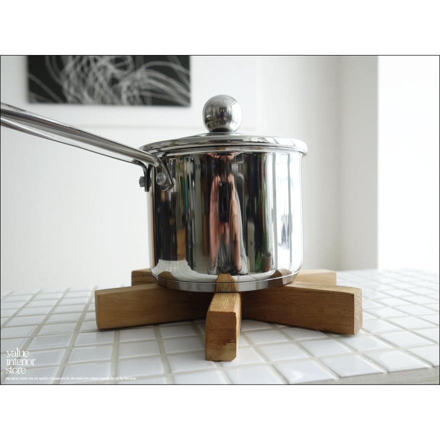 総無垢 チークトリベットNA 鍋敷き 天然木 新品 手作り 銘木 ナチュラル 手作り シンプル 木製 キッチン雑貨 和 天然素材 ◆V_S |  | 02