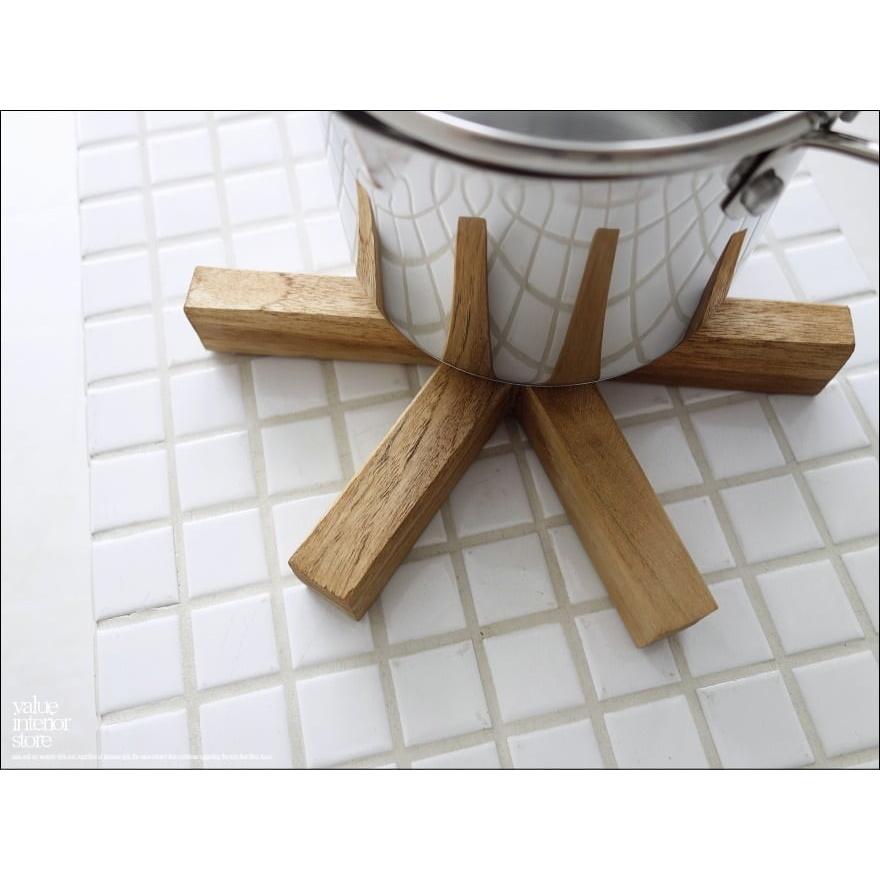 総無垢 チークトリベットNA 鍋敷き 天然木 新品 手作り 銘木 ナチュラル 手作り シンプル 木製 キッチン雑貨 和 天然素材 ◆V_S |  | 04