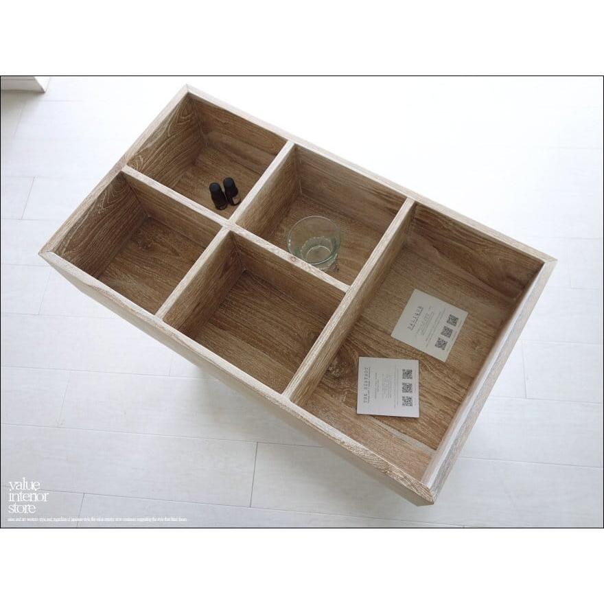 チーク無垢材 ボックスシェルフNW 収納棚ラック キッチンシェルフ 本棚 調味料ラック 収納ボックス 手作り 入れ物 総無垢 送料無料 |  | 07