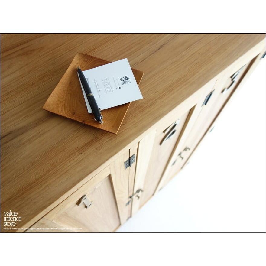 チーク無垢材 三扉ロッカーN キャビネット 収納棚 下駄箱 チーク無垢材 三扉ロッカーN キャビネット 収納棚 下駄箱
