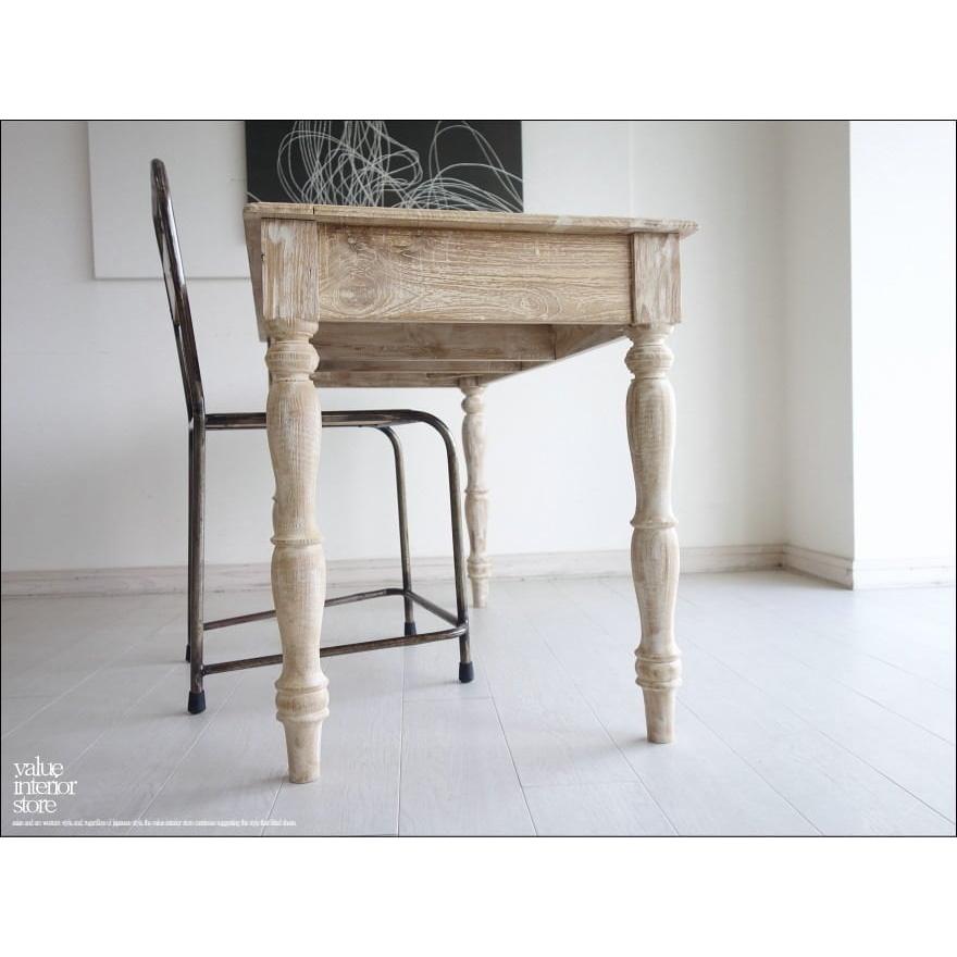 チーク無垢材 デスクReproWW 机 テーブル パソコンデスク カウンター