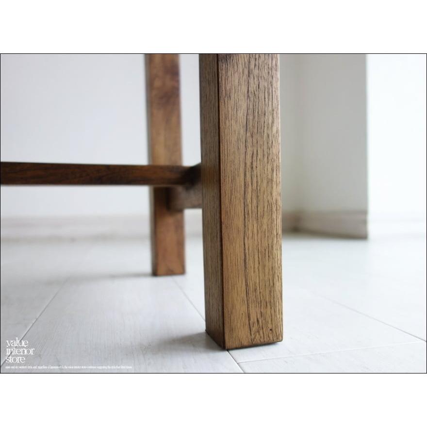 チーク総無垢材 デスク2drW 机 パソコンデスク 学校机 作業台 手作り ナチュラル 木製 什器 無垢 銘木家具 真鍮取っ手 W110cm |  | 06
