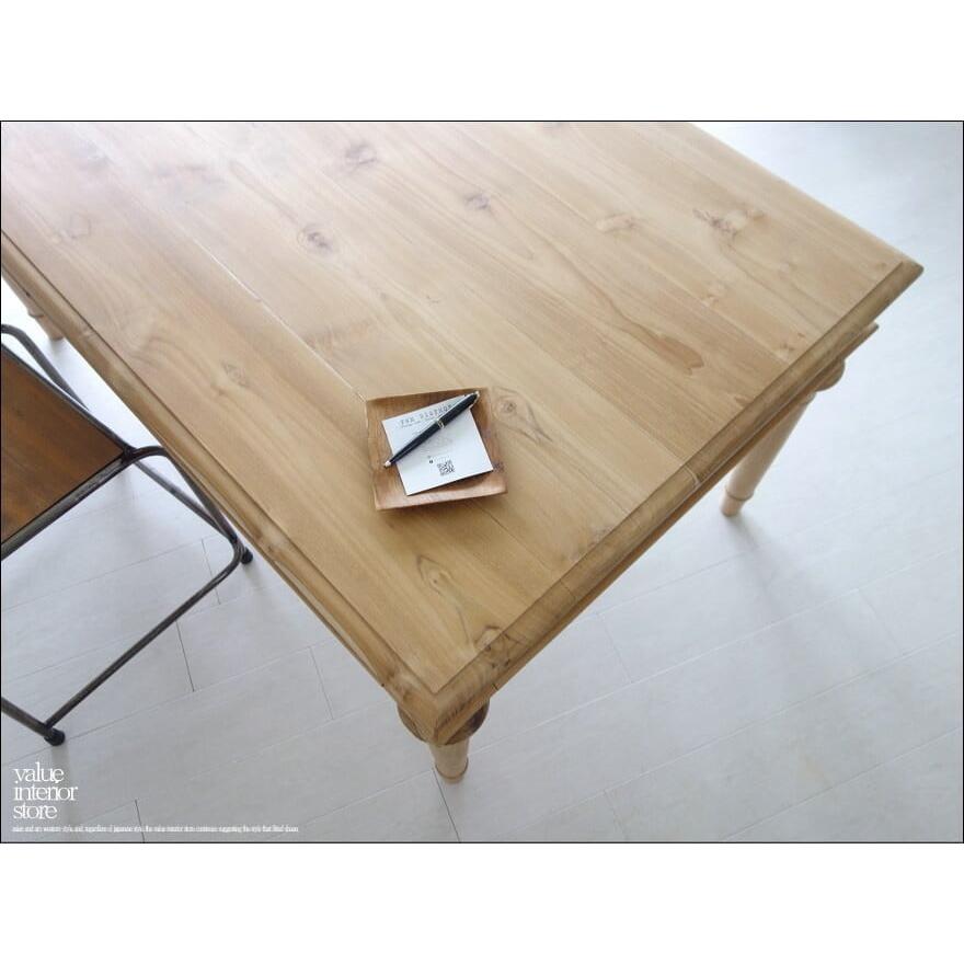 チーク総無垢 ダイニングテーブルREA 食卓テーブル デスク 手作り 机 シンプル 新品 ナチュラル 送料無料 世界三大銘木 W150×D90cm |  | 03