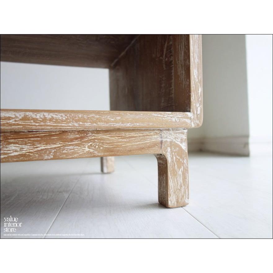 チーク無垢材 テレビ台WW110 ローボード 新品 テレビボード シャビー シンプル 無垢材家具 天然木 銘木家具 素朴 世界三大銘木 |  | 02