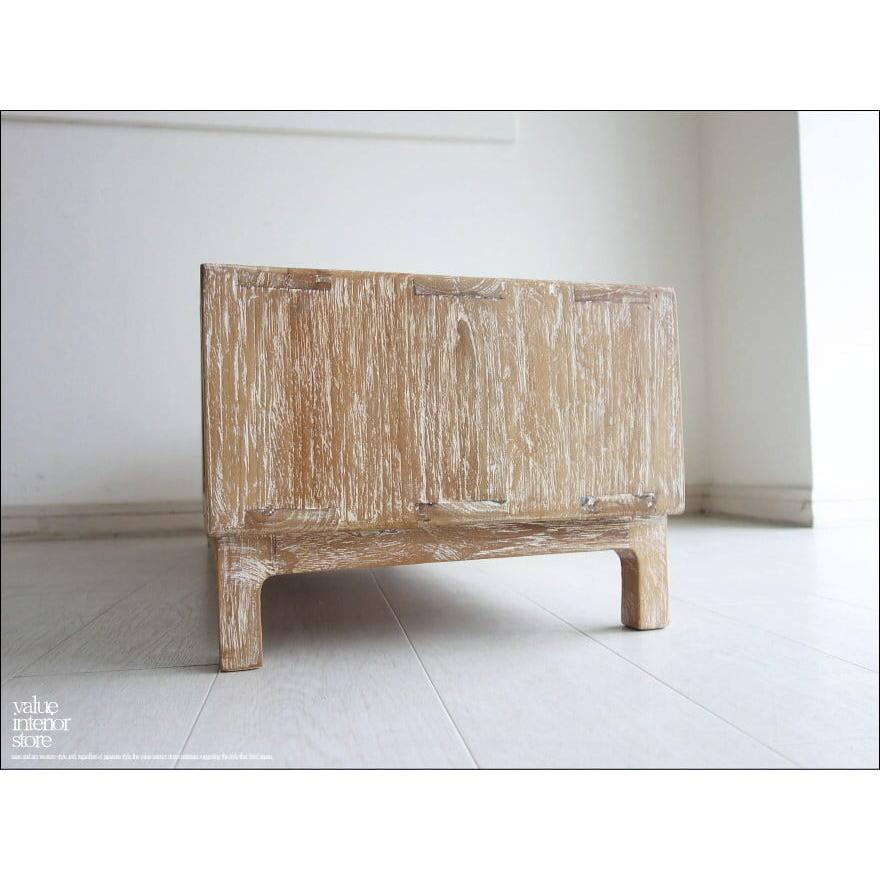 チーク無垢材 テレビ台WW110 ローボード 新品 テレビボード シャビー シンプル 無垢材家具 天然木 銘木家具 素朴 世界三大銘木 |  | 03