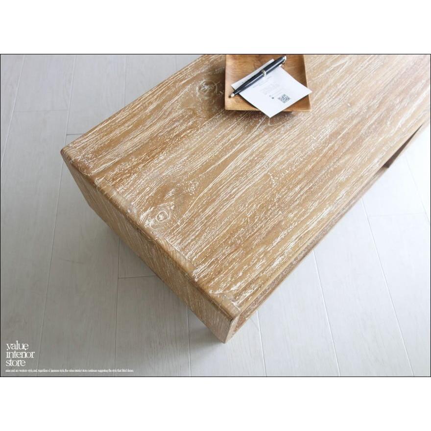 チーク無垢材 テレビ台WW110 ローボード 新品 テレビボード シャビー シンプル 無垢材家具 天然木 銘木家具 素朴 世界三大銘木 |  | 04