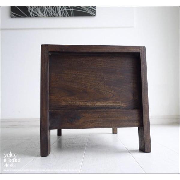 チーク無垢 テレビ台flat60cmWM引出し 銘木 新品 テレビボード シンプル 手作り 木製 TVボード ローボード 真鍮金物 和風 銘木 |  | 06