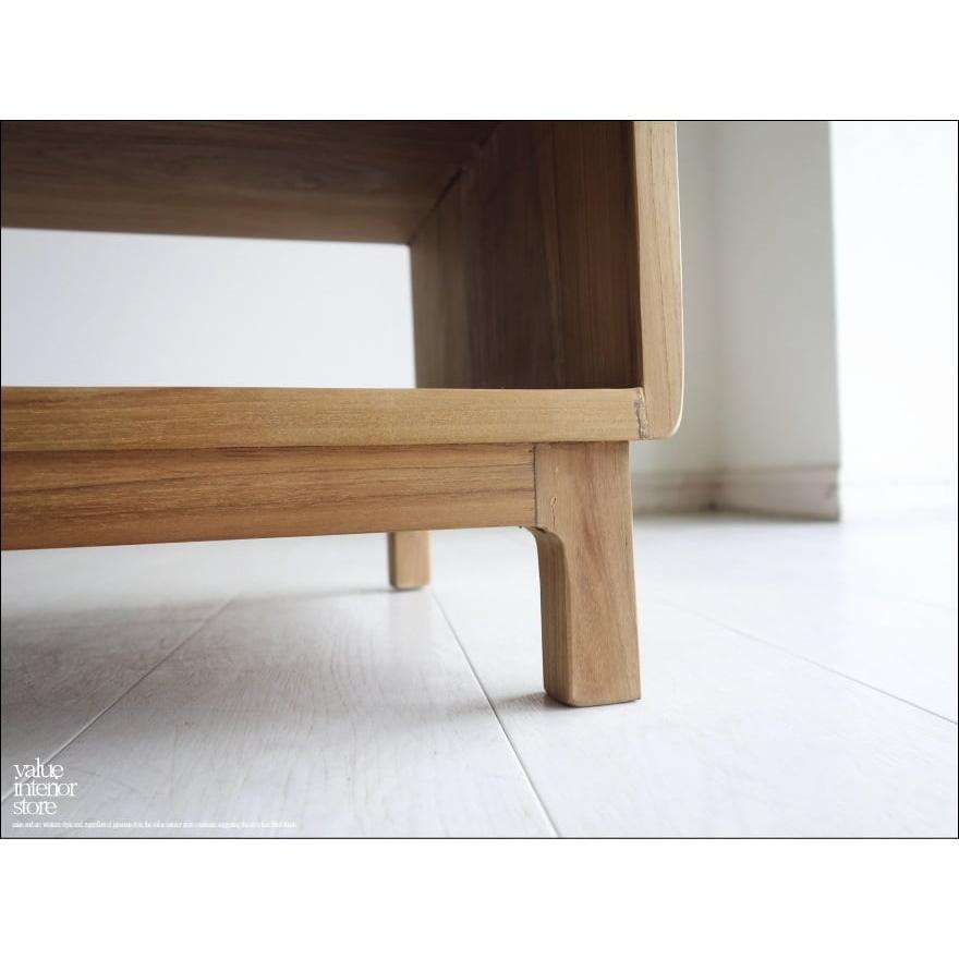 チーク総無垢材 テレビ台N110 ローボード 新品 テレビボード