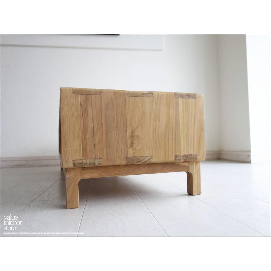 チーク総無垢材 テレビ台N110 ローボード 新品 テレビボード