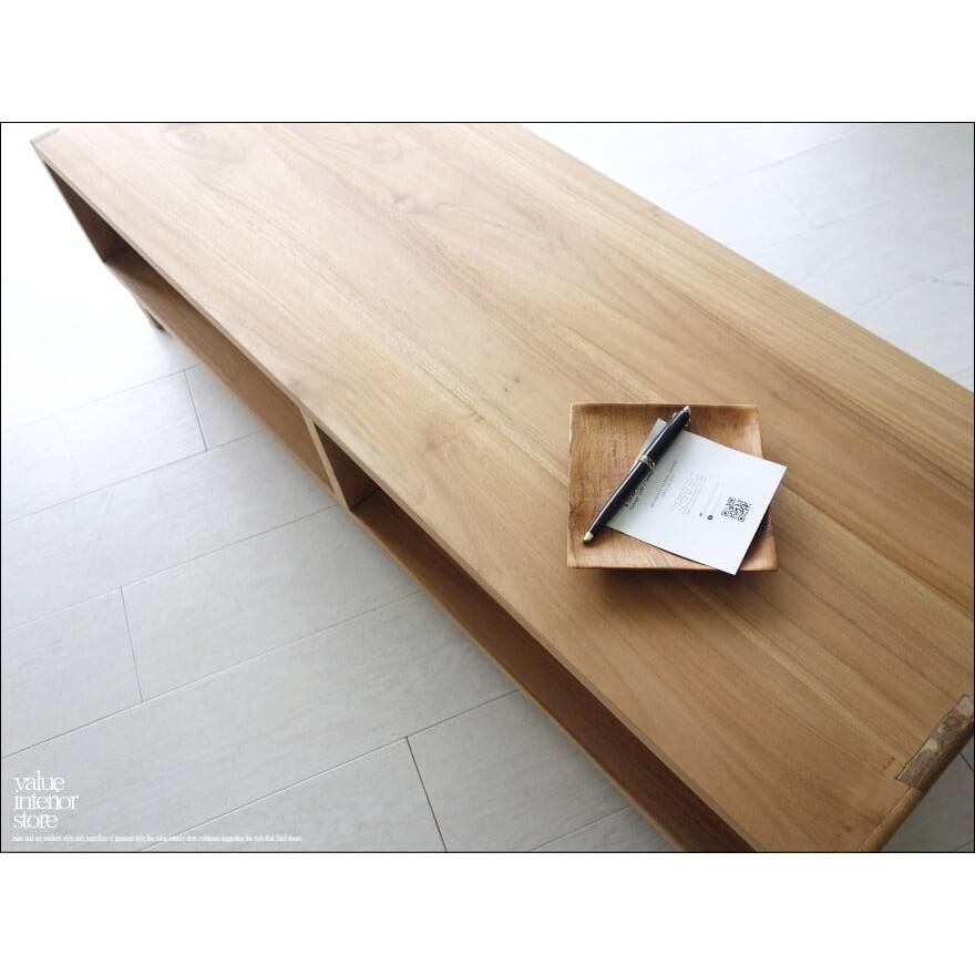 チーク総無垢材 テレビ台N110 ローボード 新品 テレビボード  