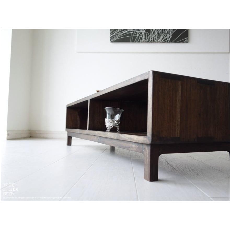 チーク総無垢材 テレビ台WM110 テレビボード シンプル 収納 ローボード TVボード 新品 木製 手作り 和風 銘木家具 三大銘木 |  | 05