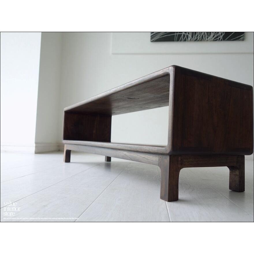 無垢 テレビ台WMF ローボード テレビボード 無垢材家具 TVボード シンプル チーク材 シンプル 銘木 天然木 素朴 和 新品 幅90cm |  | 04