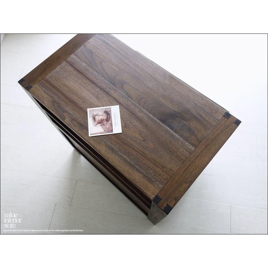 手作り家具 チークテレビ台flatハイタイプ引出しWM テレビボード ローボード AVボード 総無垢 TVボード 和風 銘木 高さ約72cm |  | 02