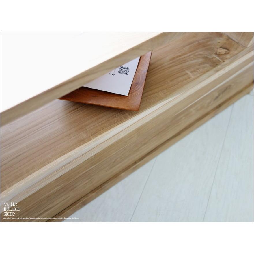 チーク無垢材 伸縮式テレビ台N ローボード 新品 テレビボード TVボード ナチュラル 天然木 手作り 素朴 和 総無垢 世界三大銘木 送料無料 |  | 13