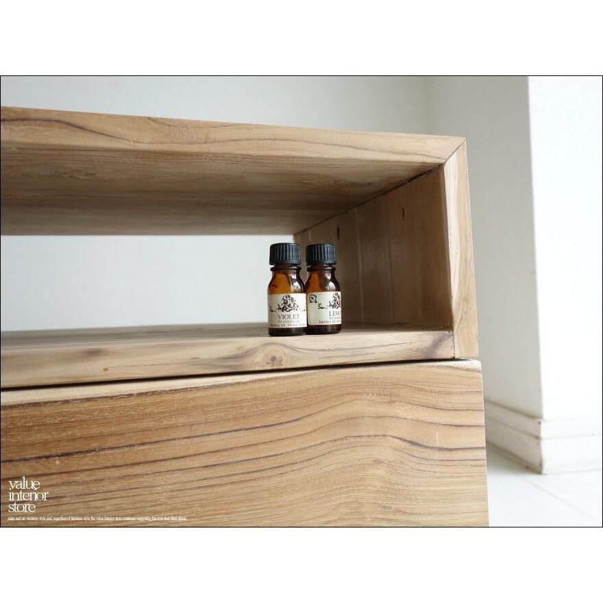 チーク無垢材 伸縮式テレビ台N ローボード 新品 テレビボード TVボード ナチュラル 天然木 手作り 素朴 和 総無垢 世界三大銘木 送料無料 |  | 02