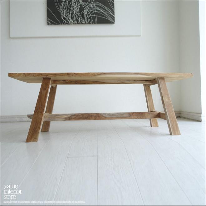 チーク無垢材 ベンチBanc/N 長椅子 ダイニングベンチ ナチュラル 椅子 イス 無垢材ベンチ 木製ベンチ シンプル 三大銘木 送料無料 | 